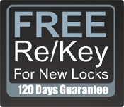 Image of free re-key locksmith service for new locks.